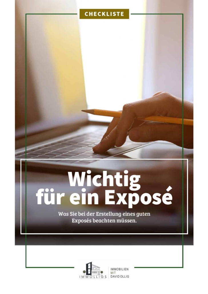 Immobilien Exposé Checkliste