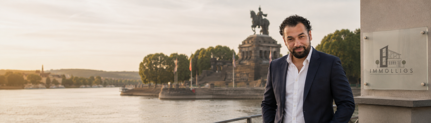 Bewertung - David Ollig - Immobilien Projekte Objekte - Immobiliemakler – IMMOLLIGS blau